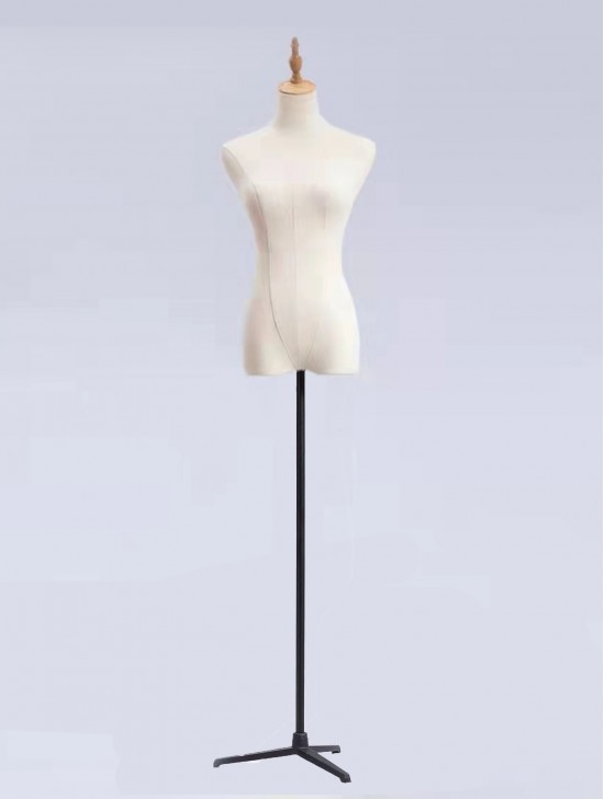 Wooden Mannequin Bust Display(Adjustable)